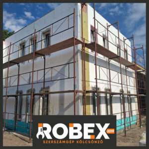 Homlokzati állvány 1245/m2/2 hét